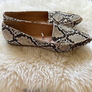 Esprit Snakeskin Loafers
